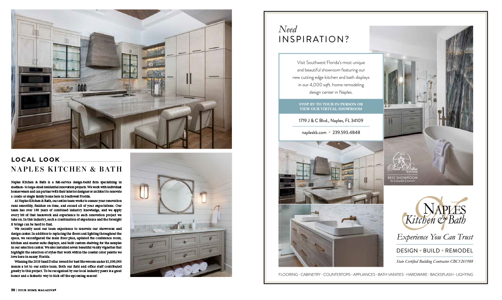 Your Home - Local Look Naples Kitchen & Bath Ad | Naples Kitchen & Bath